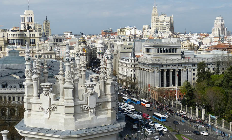 linea de cielo de Madrid